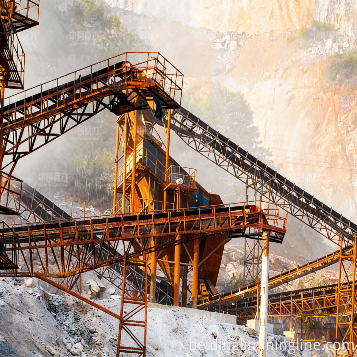 5000 TPD вытворчая лінія кар'ера 5000 TPD Quarry Production Line